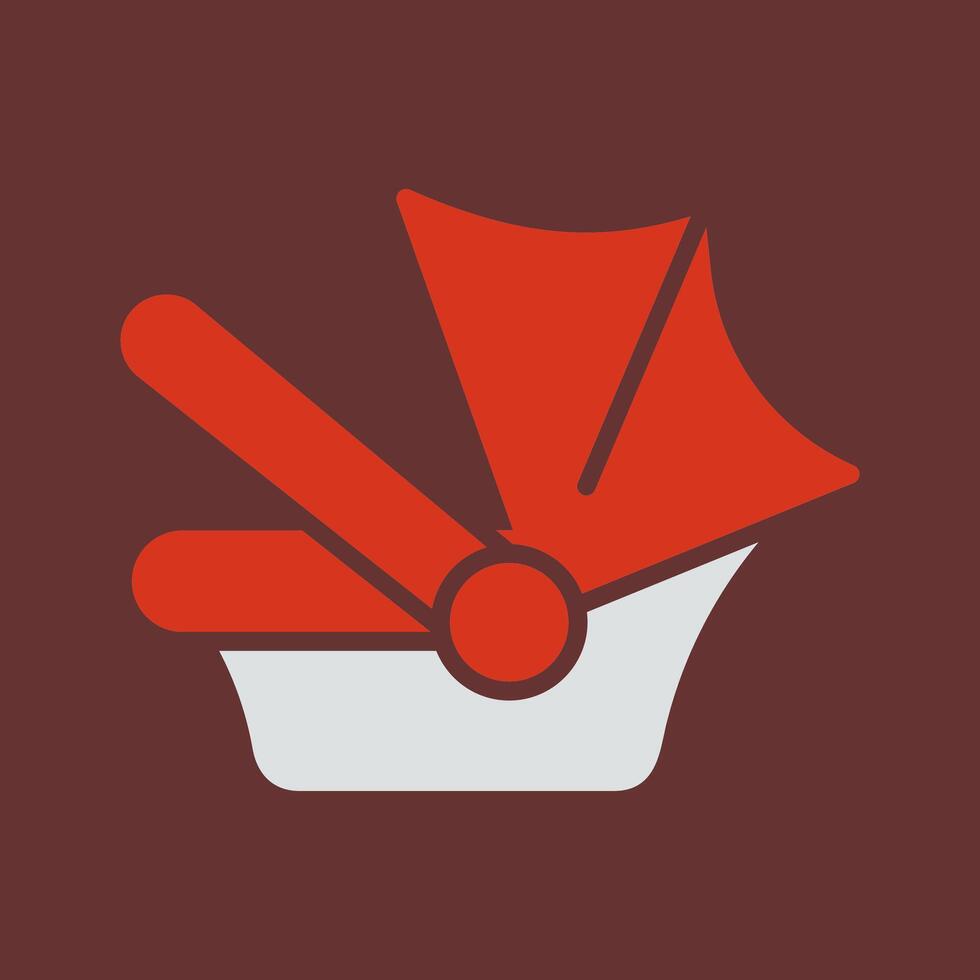 Car Seat Safety Icon Design vector
