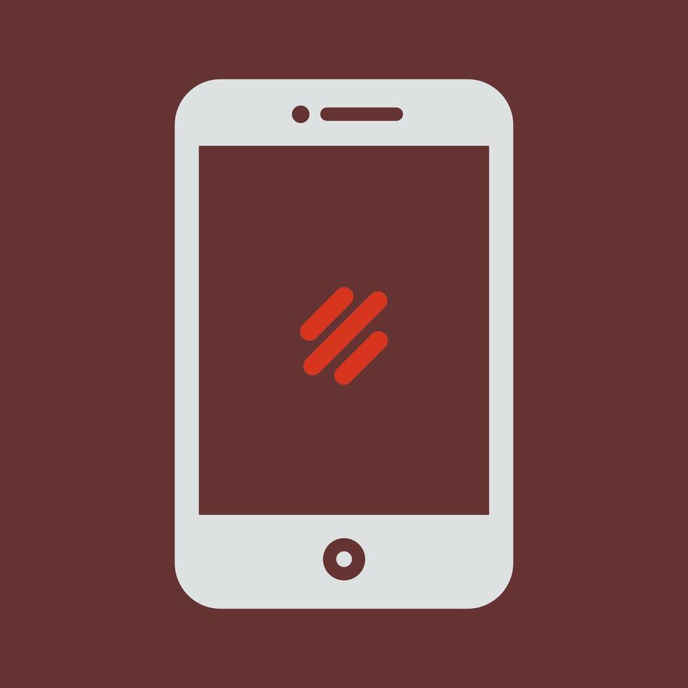 Mobile Icon Design vector