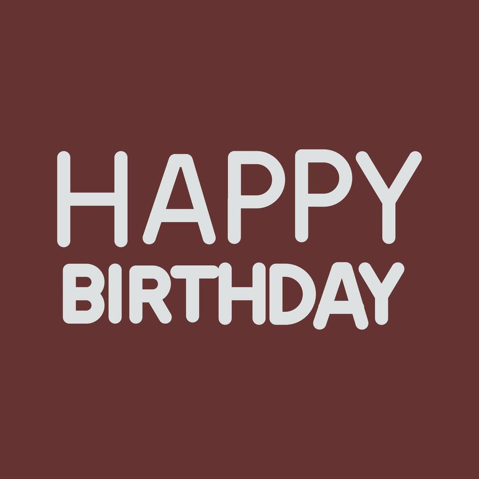 Happy Birthday Sign Icon Design vector