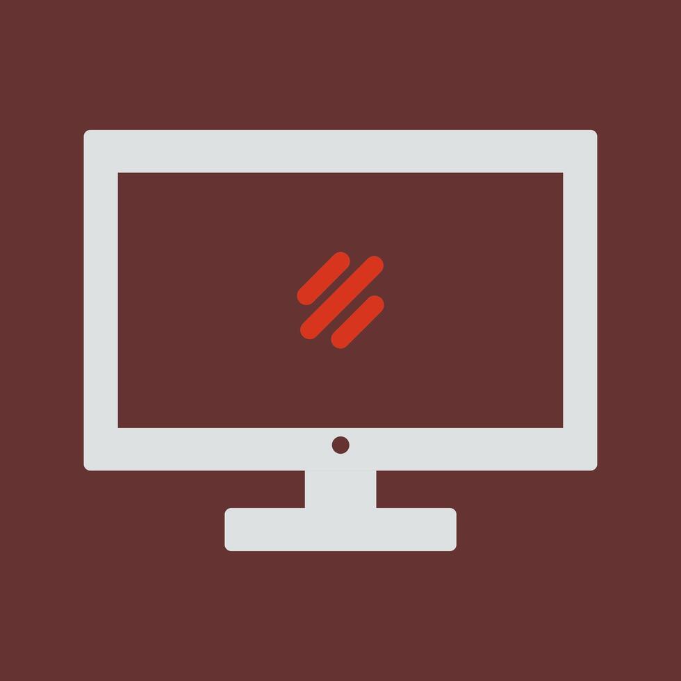 Monitor Icon Design vector