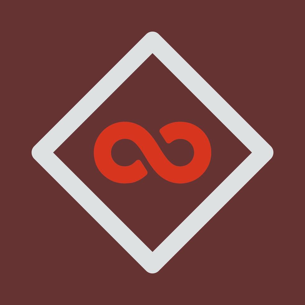 Infinity Sign Icon Design vector