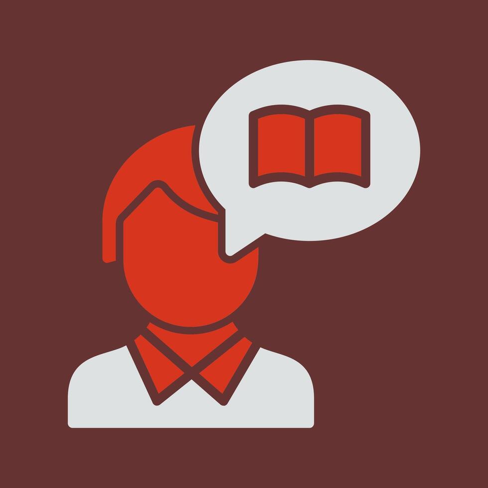 Storytelling Icon Design vector
