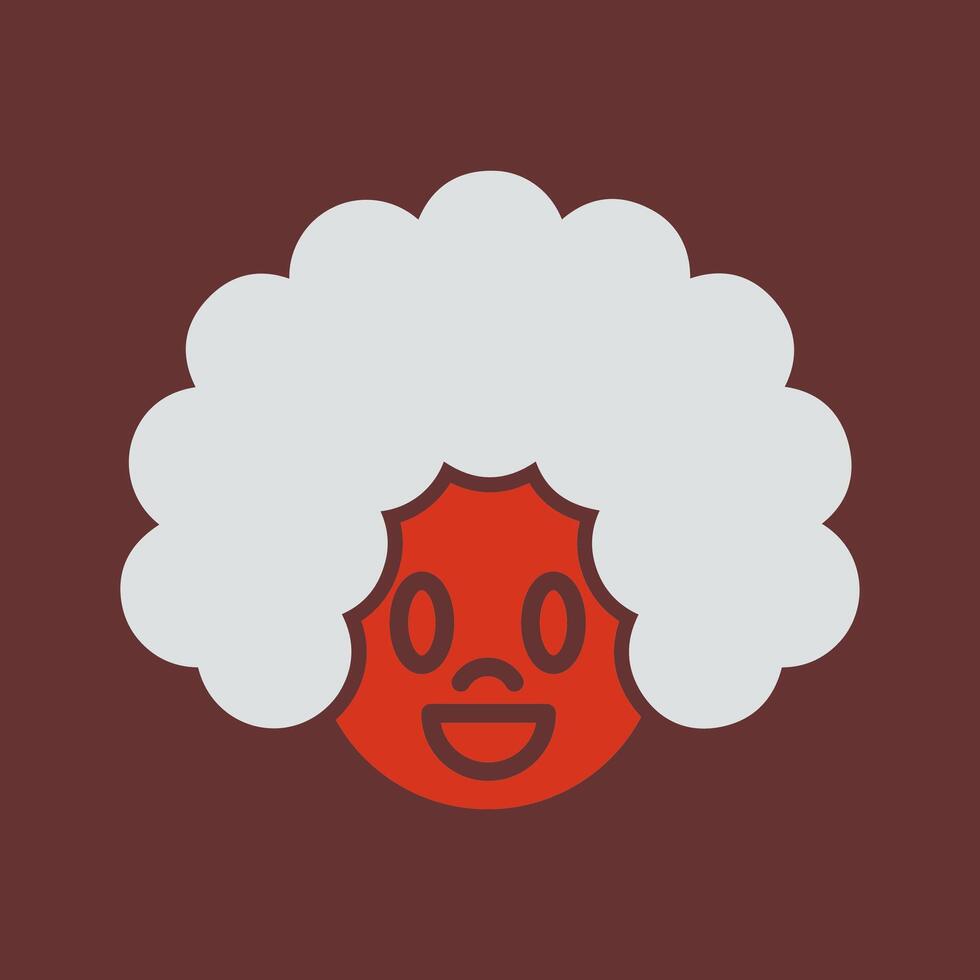 Clown Face Icon Design vector
