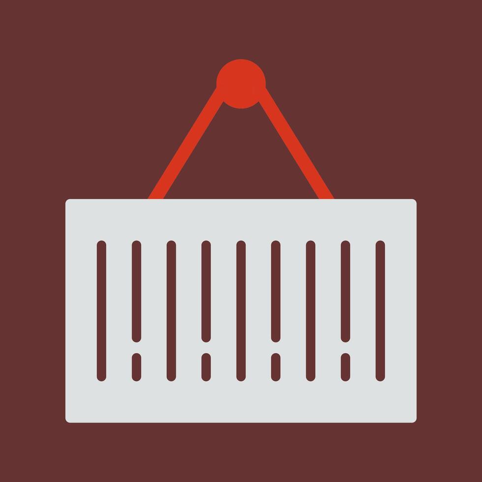 Barcode Sales Icon Design vector