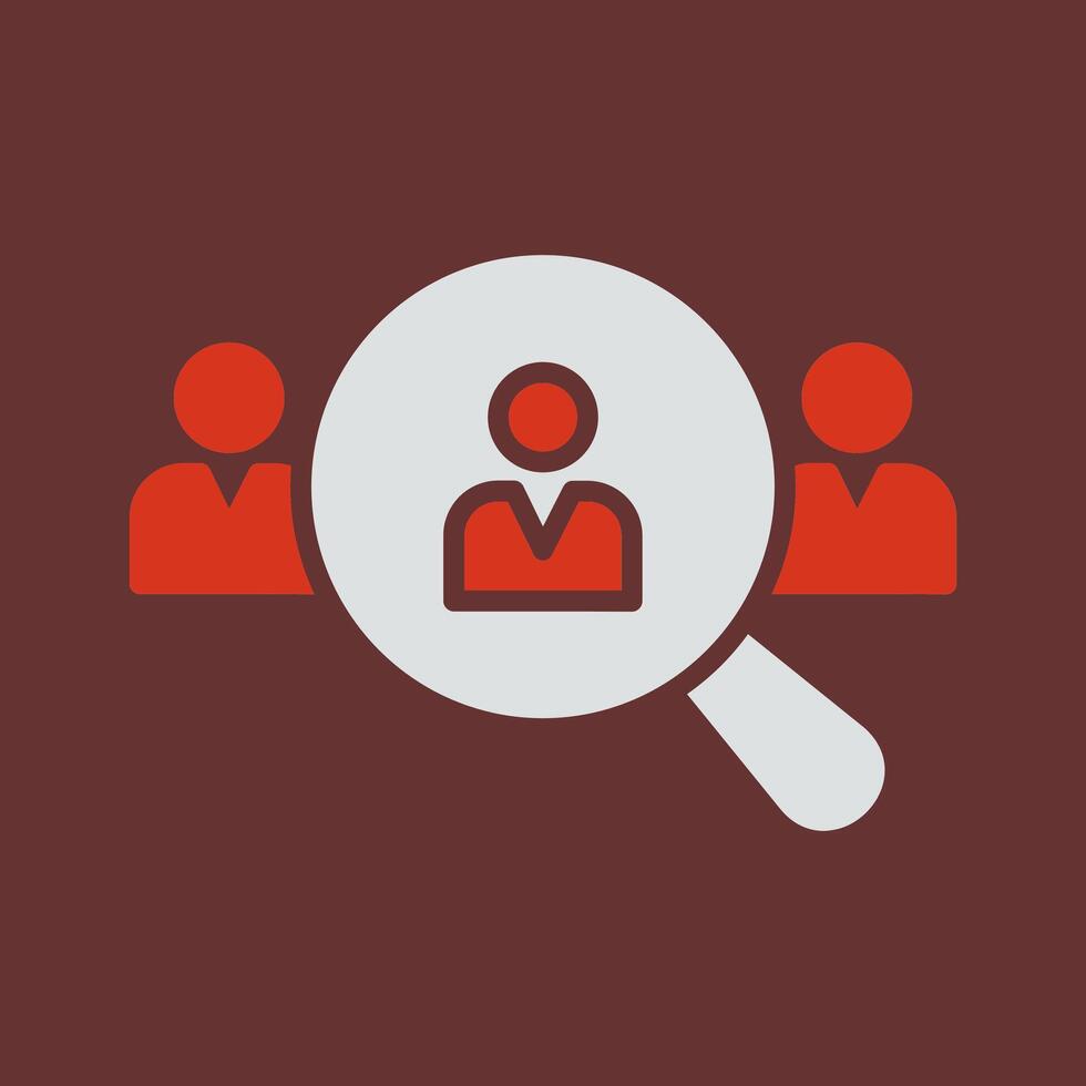 Recruitment Icon Design vector