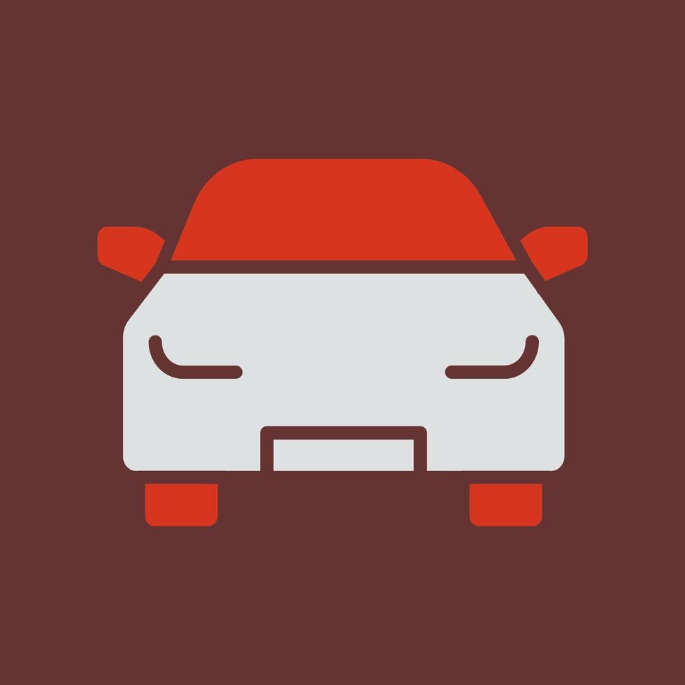 Oncoming Car Icon Design vector
