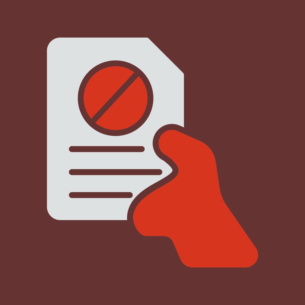 Resignation Icon Design vector