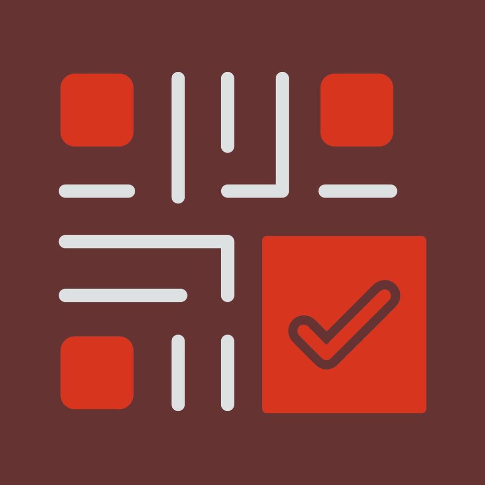 QR Code Checkout Icon Design vector