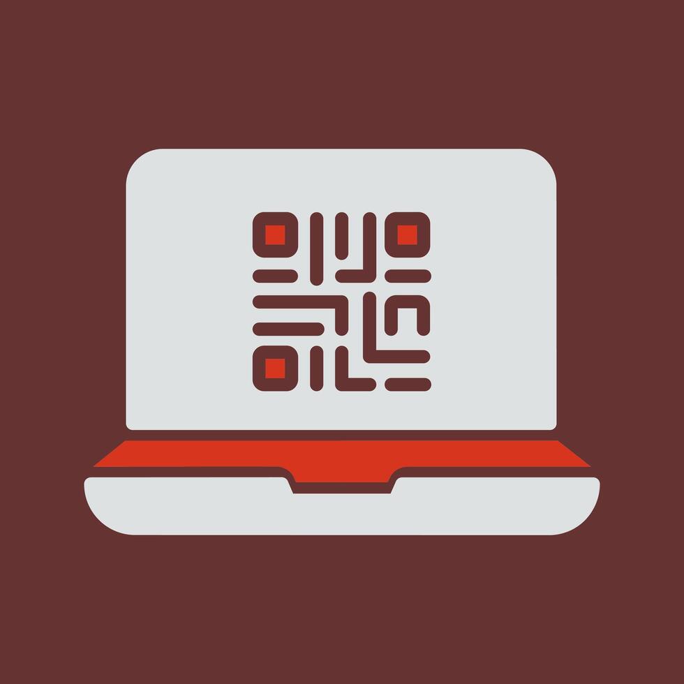 QR Code Scanner App Icon Design vector