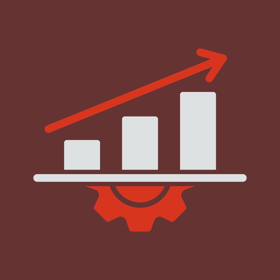 Performance Metrics Icon Design vector