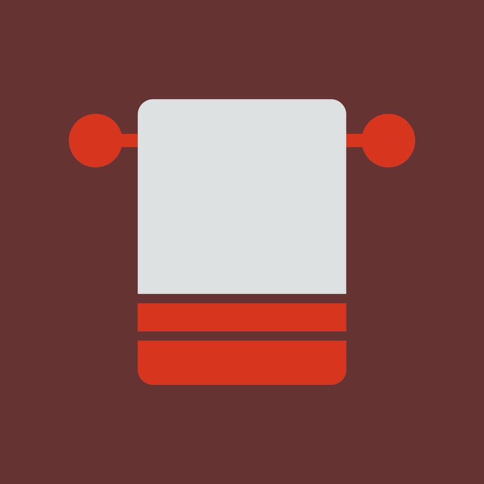 Bath Towels Icon Design vector