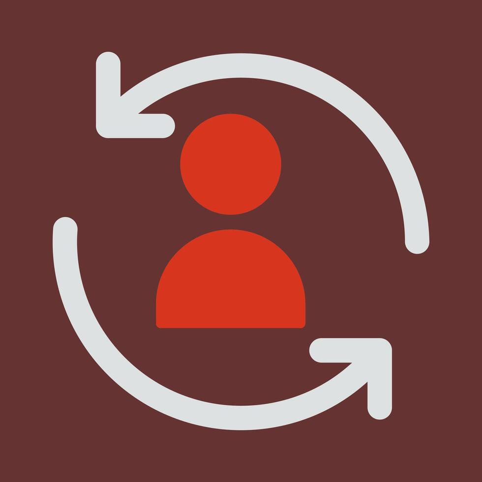 Retargeting Icon Design vector