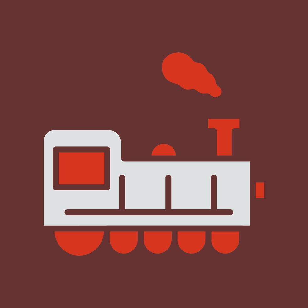 Locomotive Icon Design vector