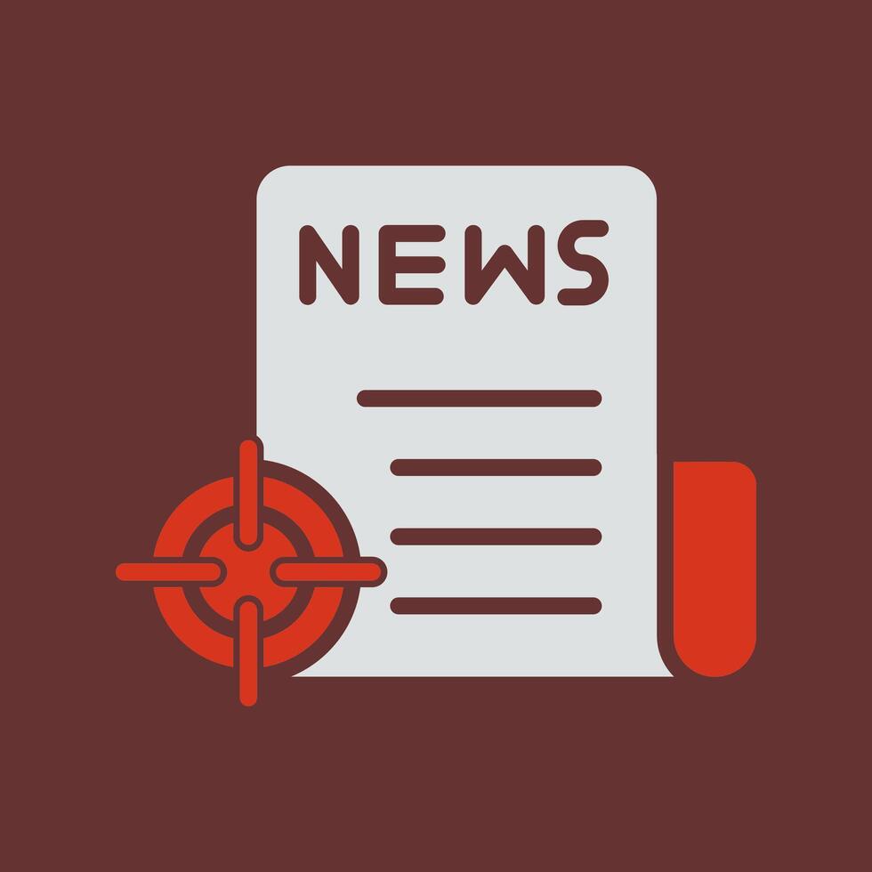 News Scoop Icon Design vector