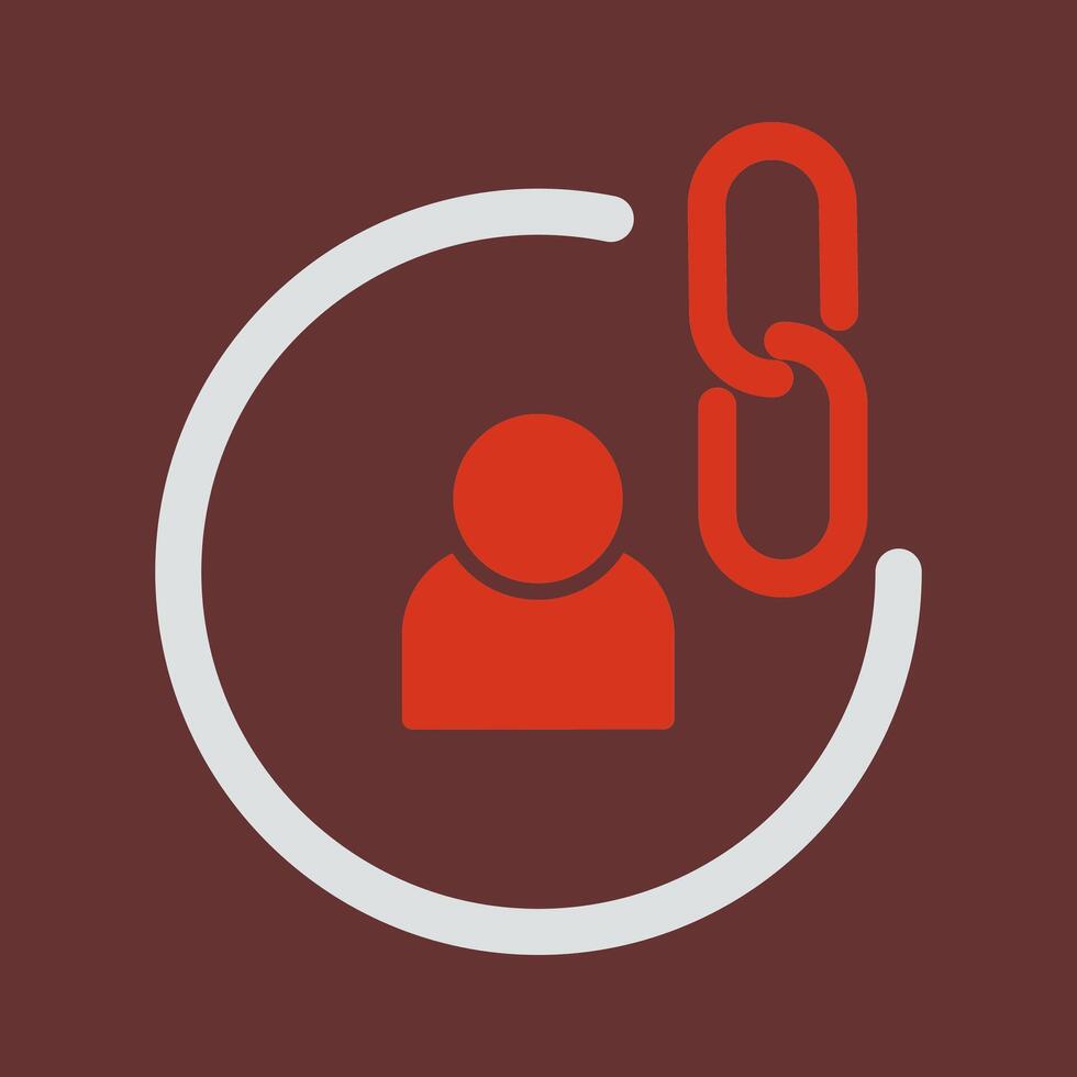 Contact Links Icon Design vector