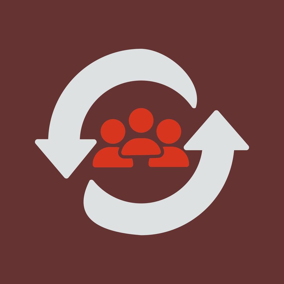 Career Change Icon Design vector