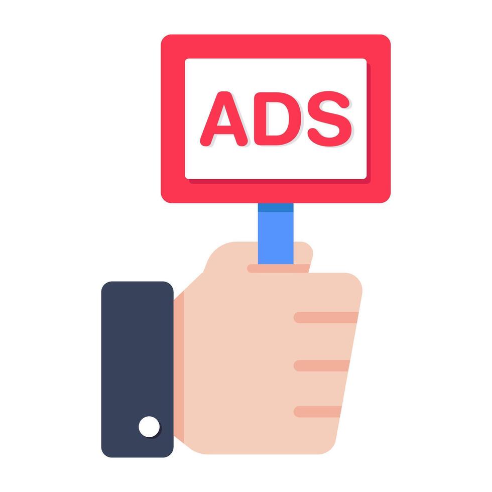 Premium download icon of ad board vector