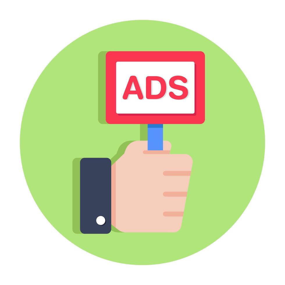 Premium download icon of ad board vector