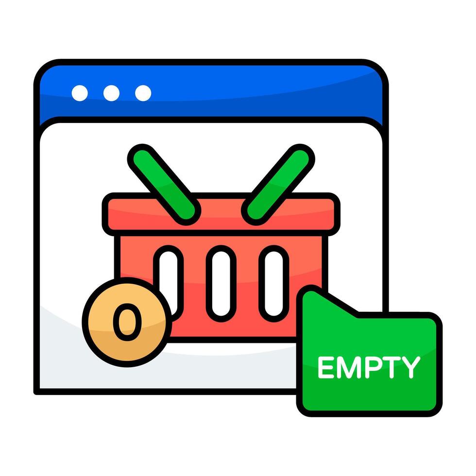Perfect design icon of web shopping vector