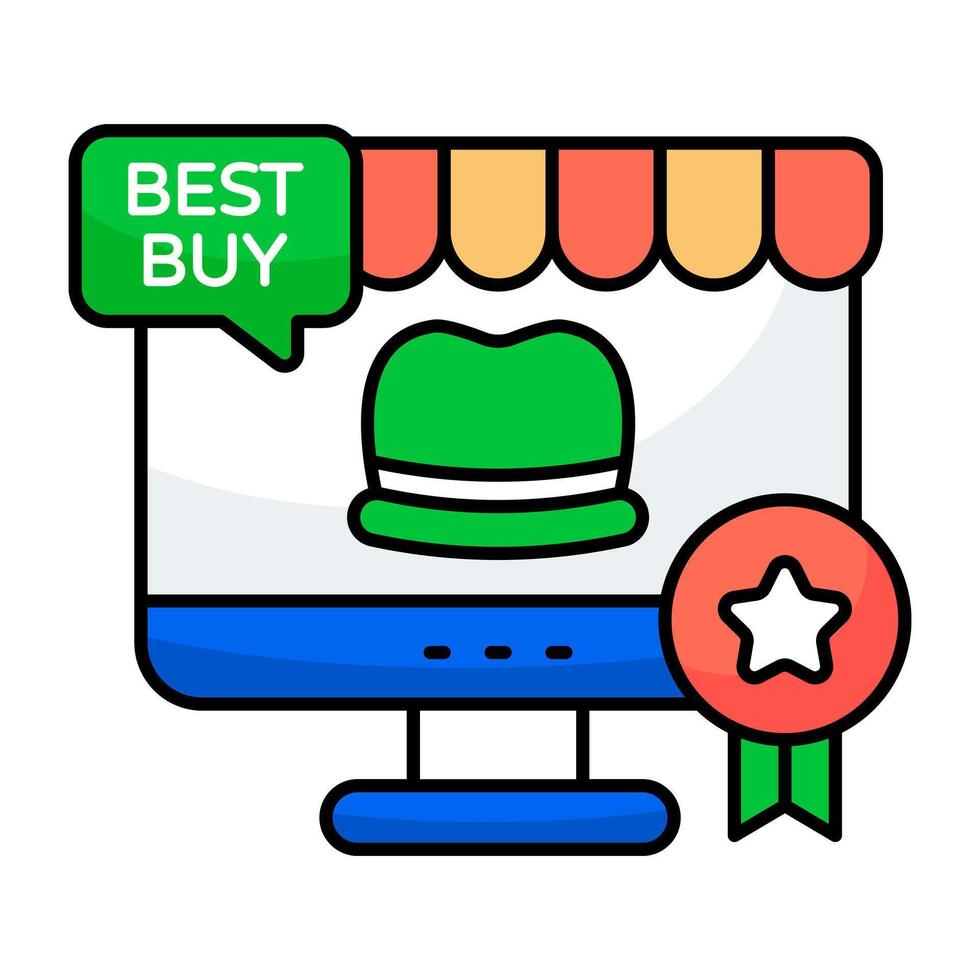 Premium design icon of best buy vector