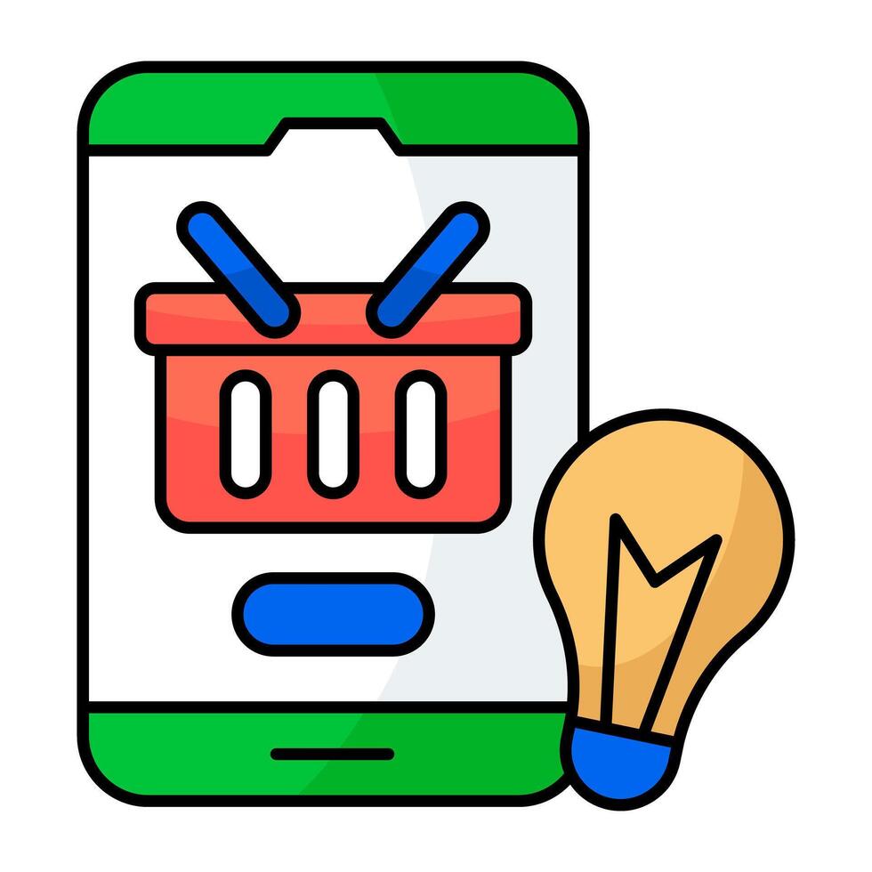 Modern design icon of creative shopping vector