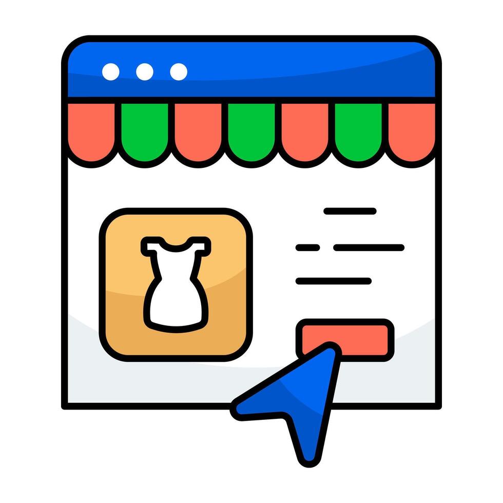 Modern design icon of web order vector