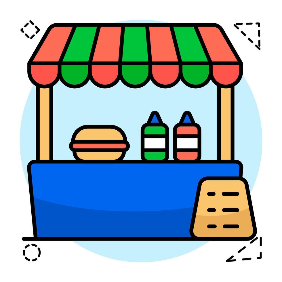 Perfect design icon of food shop vector