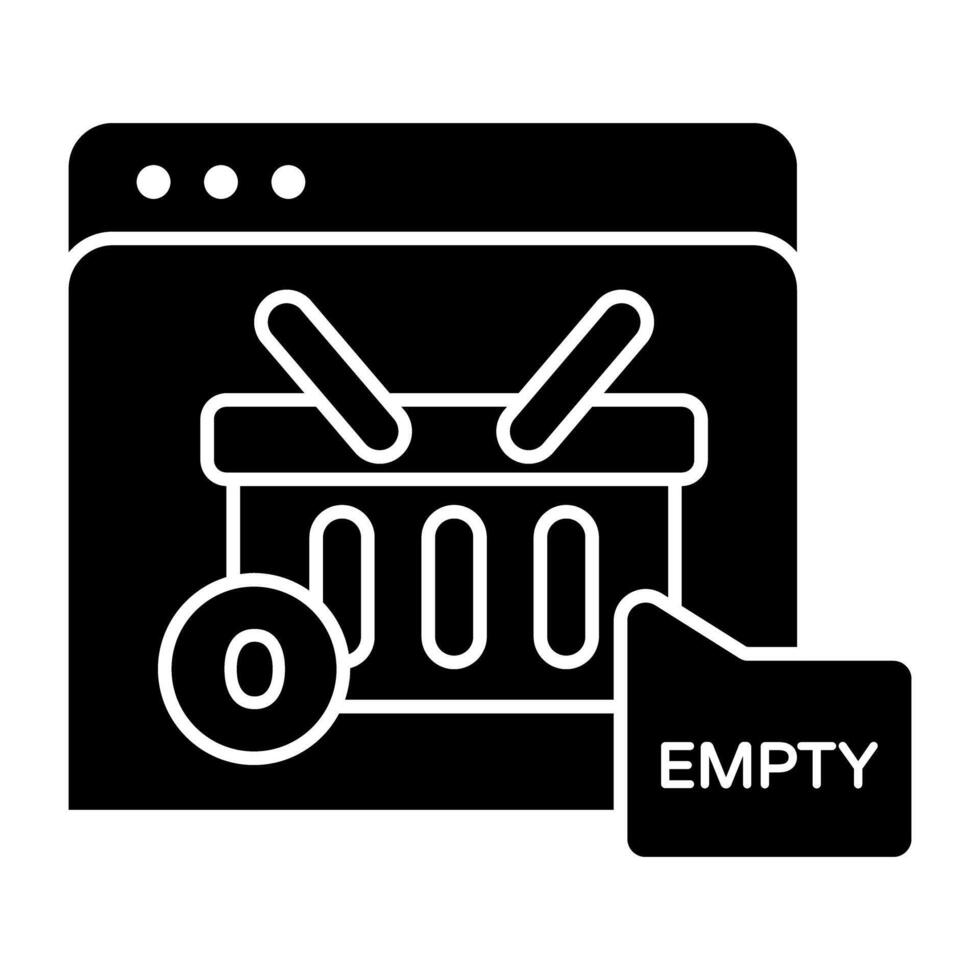 Perfect design icon of web shopping vector