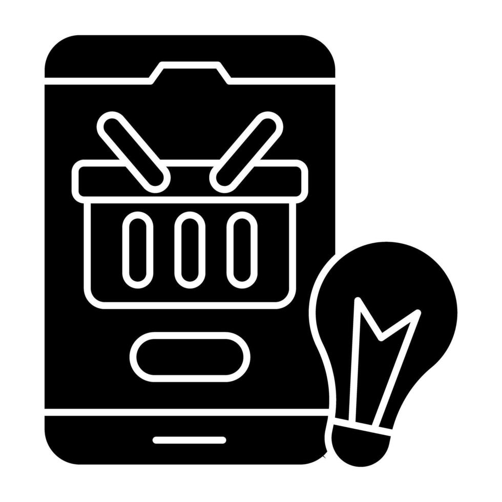 Modern design icon of creative shopping vector
