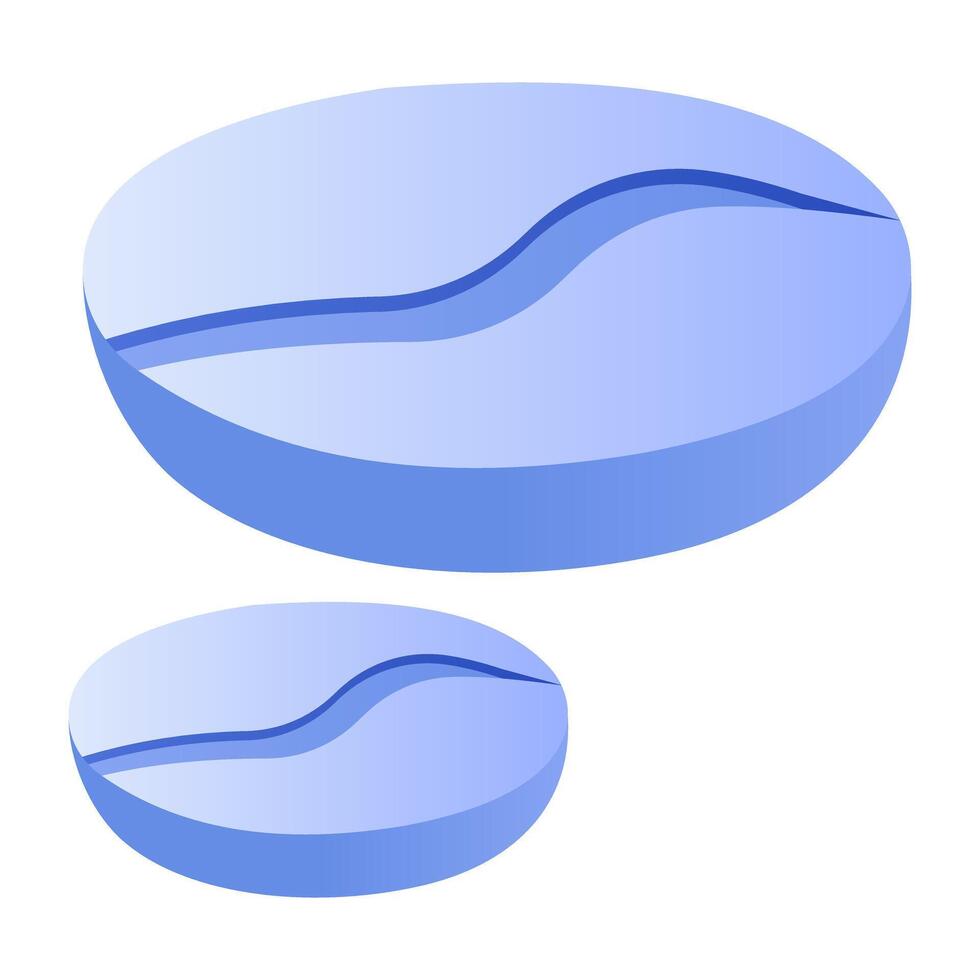 An editable design icon of pills vector