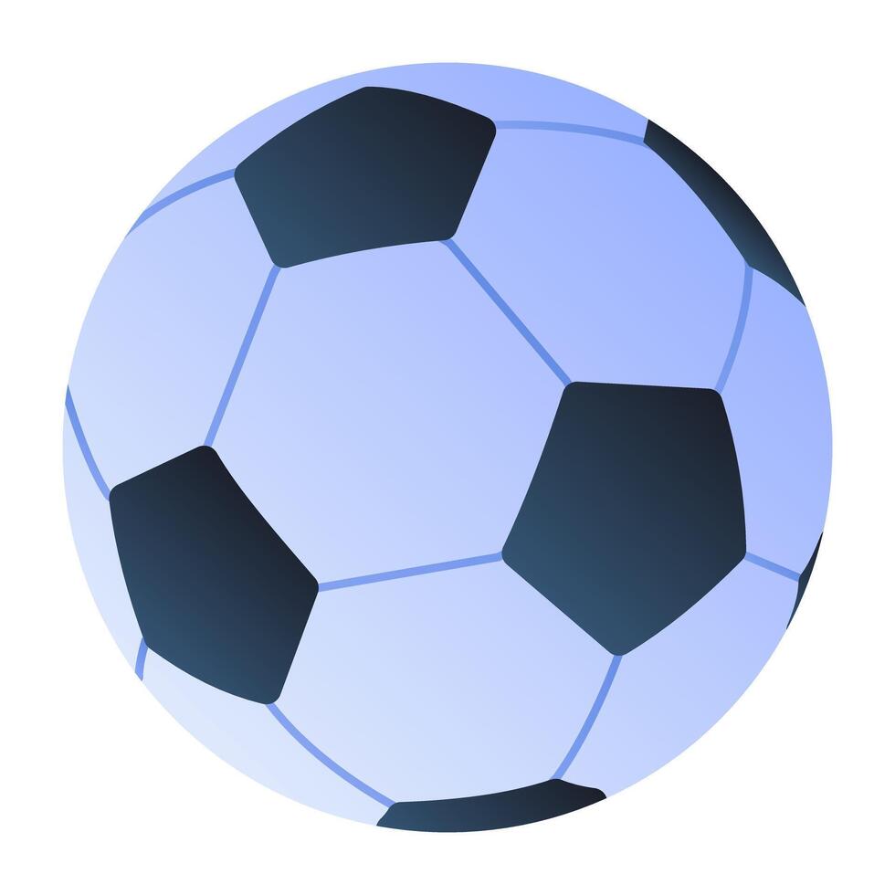 Modern design icon of football vector