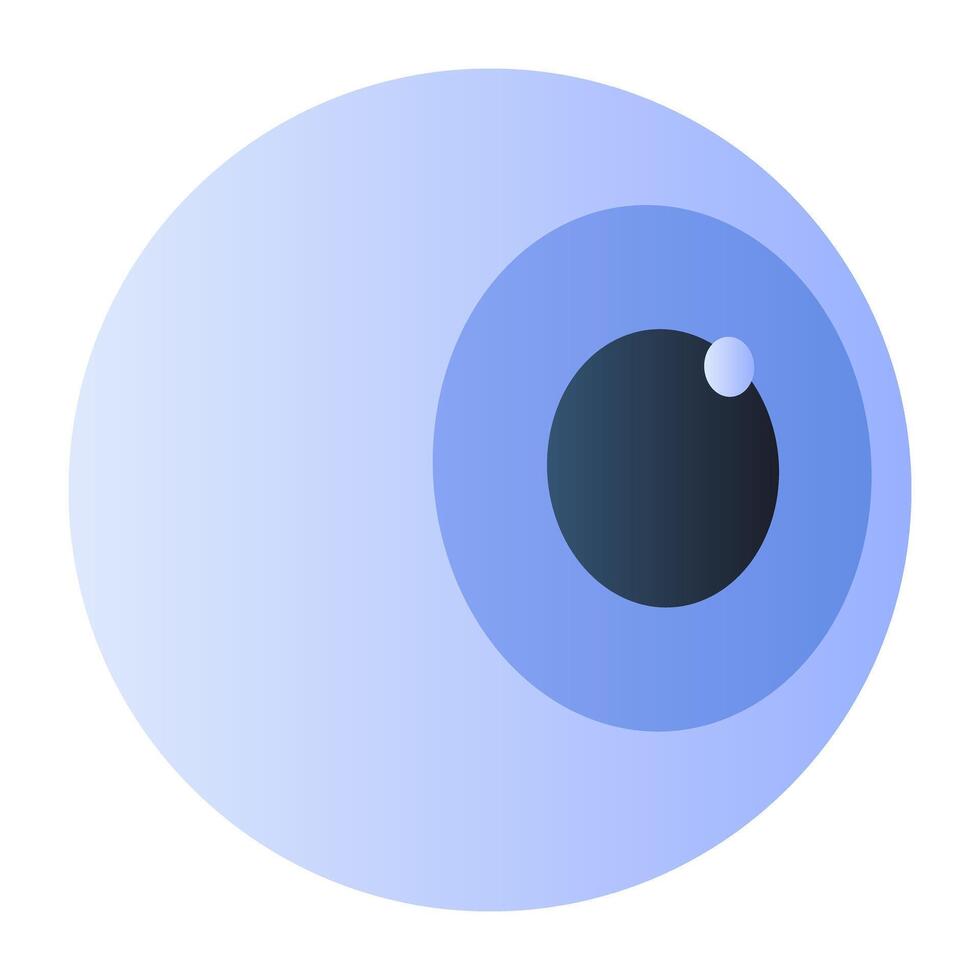 A creative design icon of eye vector