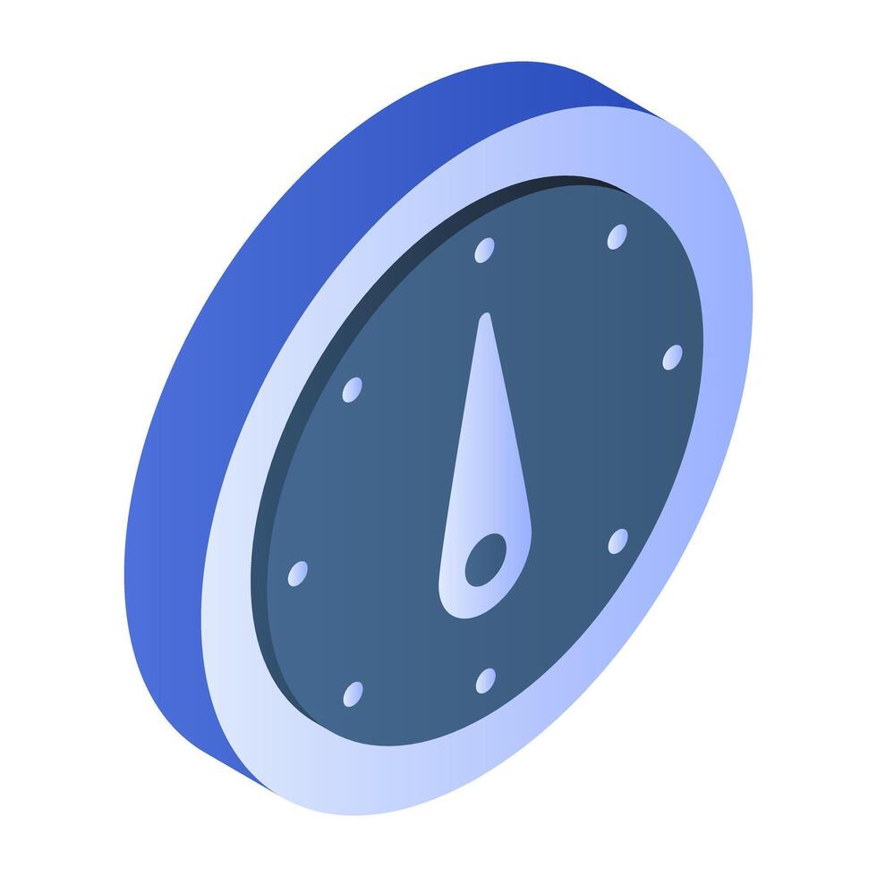Unique design icon of speedometer vector