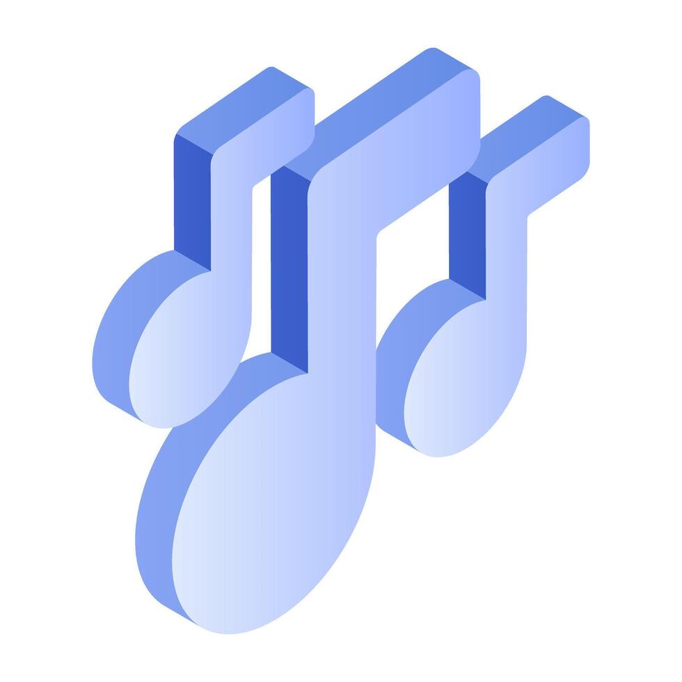 A premium download icon of music note vector