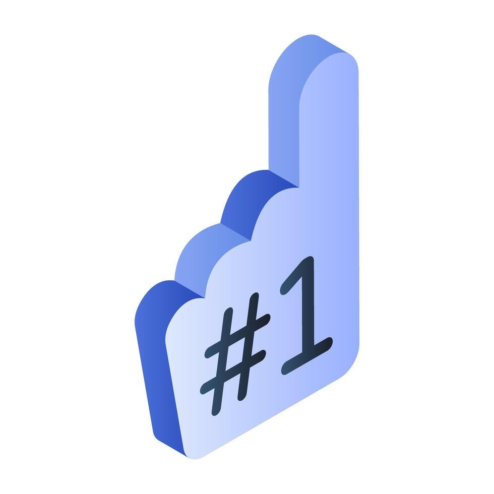 Premium download icon of number 1 vector