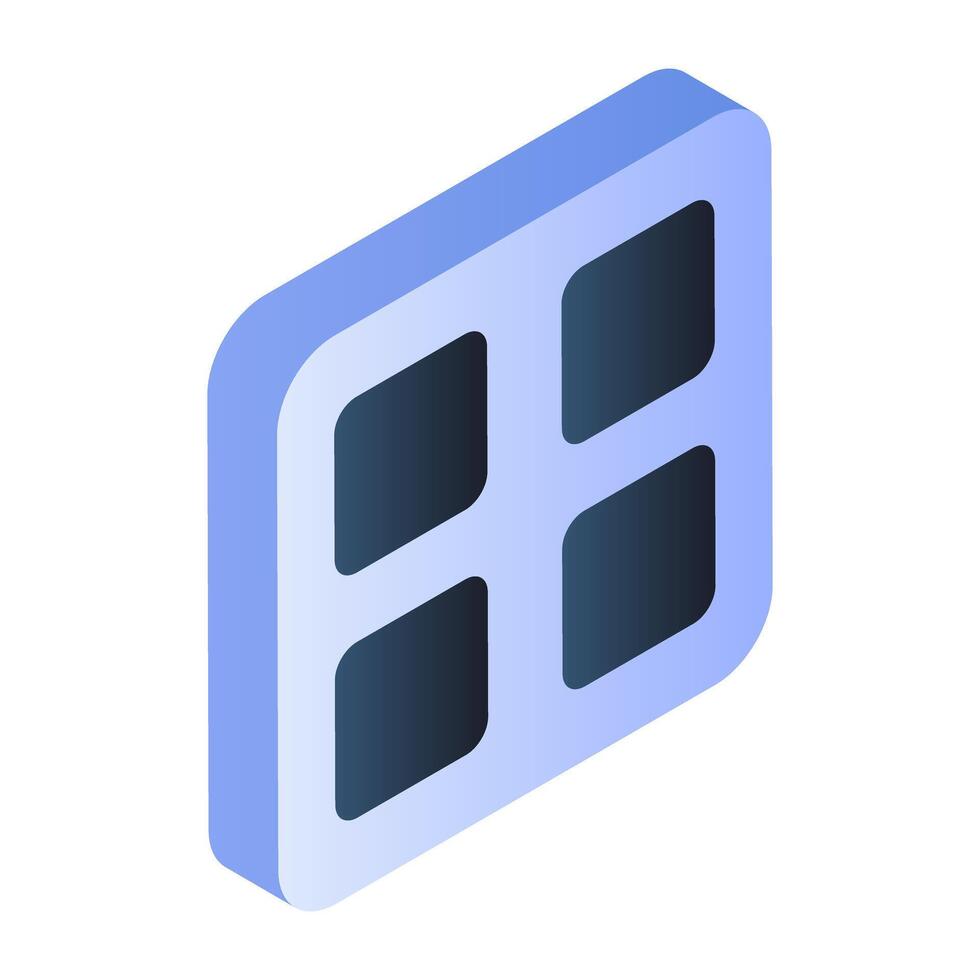 Trendy design icon of apps vector