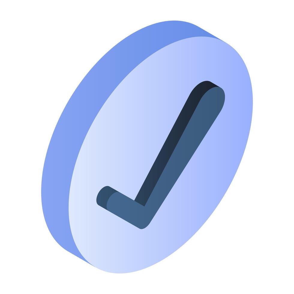 Perfect design icon of verified vector