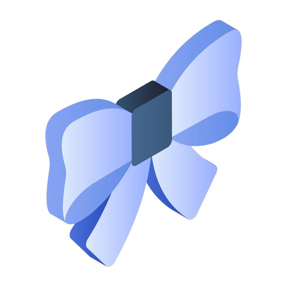 Trendy design icon of bowtie vector