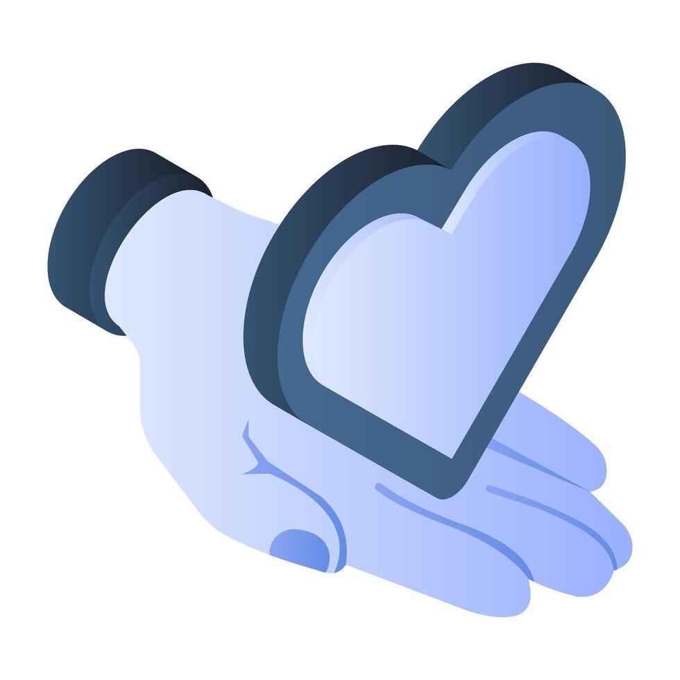 An icon design of heart isolated on white background vector