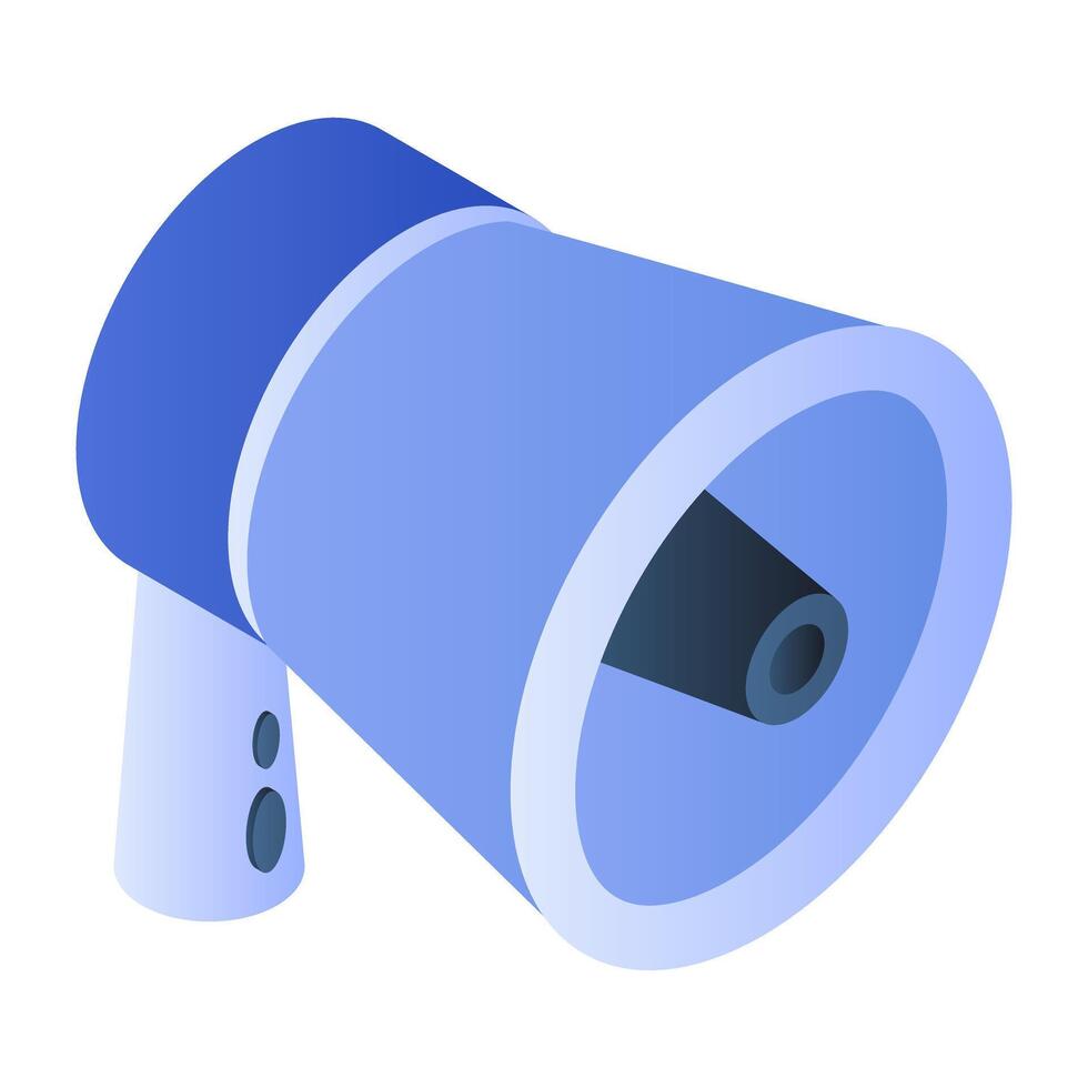 Modern design icon of megaphone vector