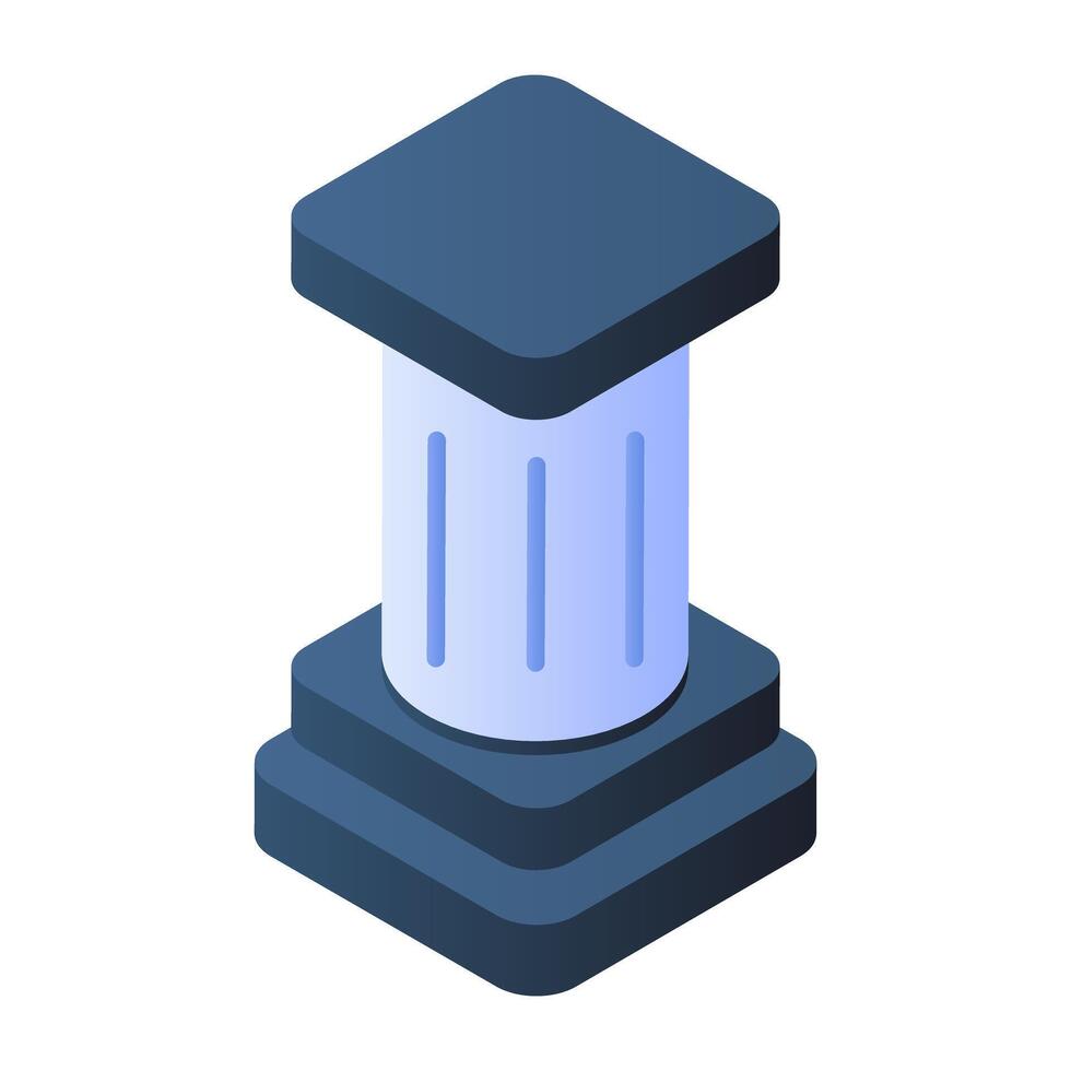 Perfect design icon of greek column vector