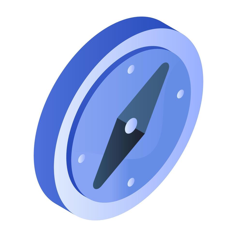 Creative design icon of compass vector