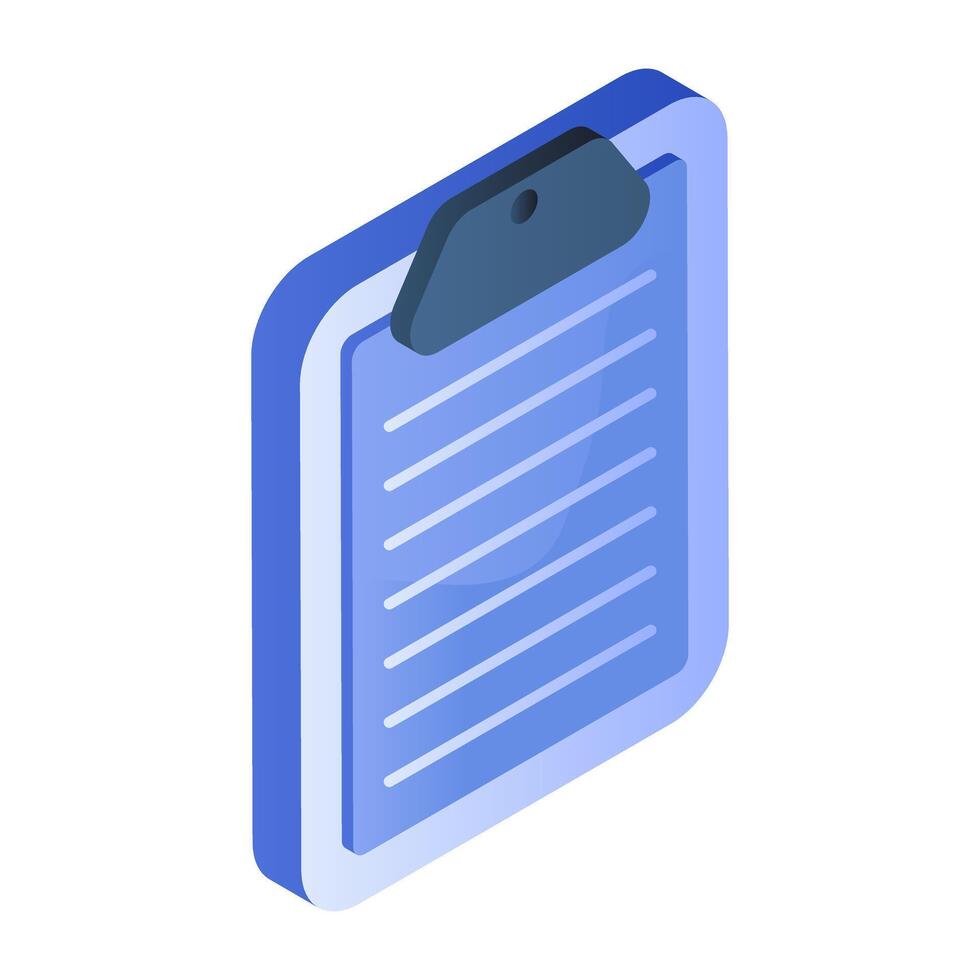 Modern design icon of paper vector