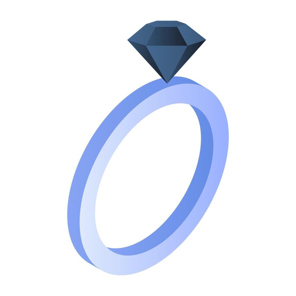 Premium download icon of diamond ring vector