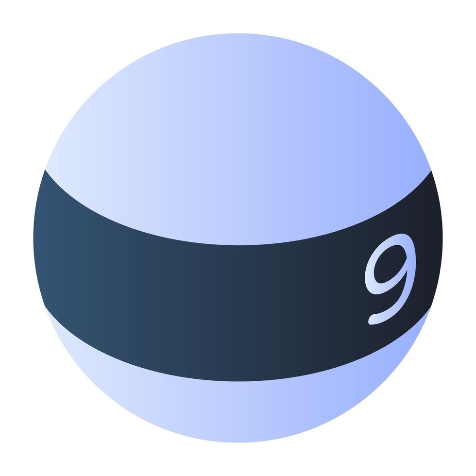 A trendy design of billiard game vector