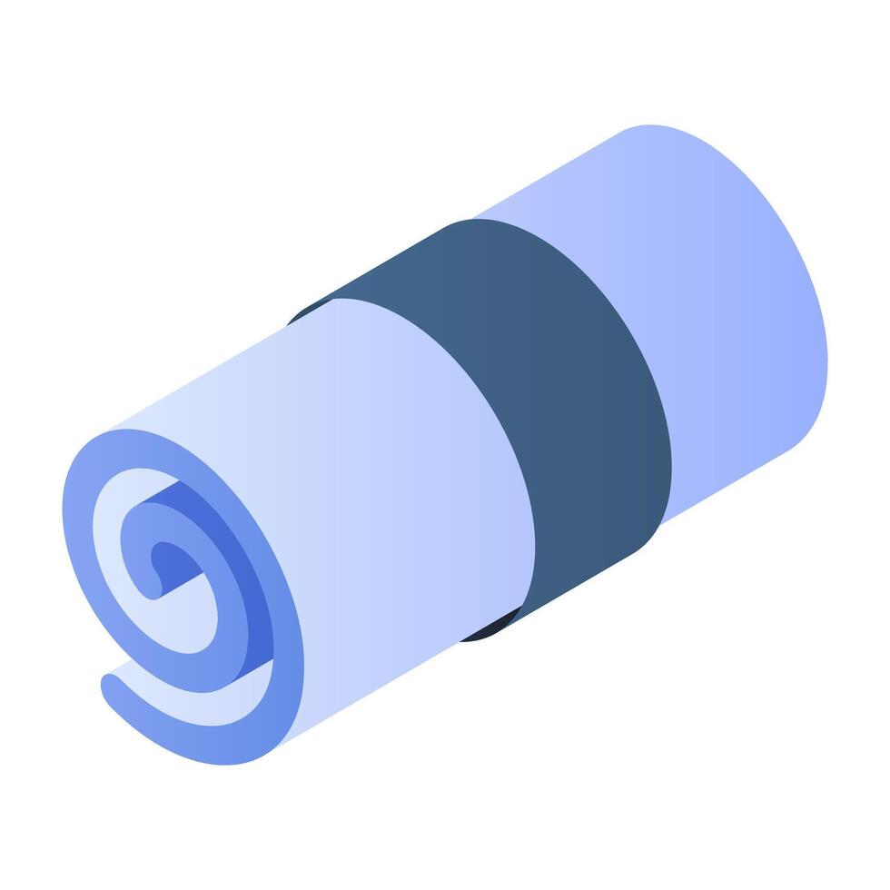 Trendy design icon of degree vector