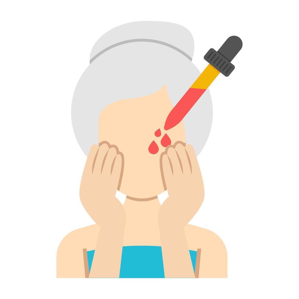 Creative design icon of face massage vector