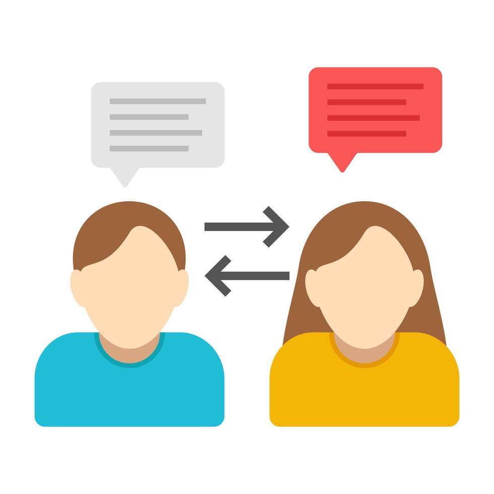 Premium download icon of communication response vector