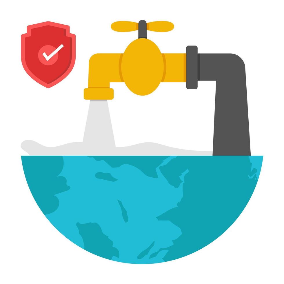 Perfect design icon of world water day vector