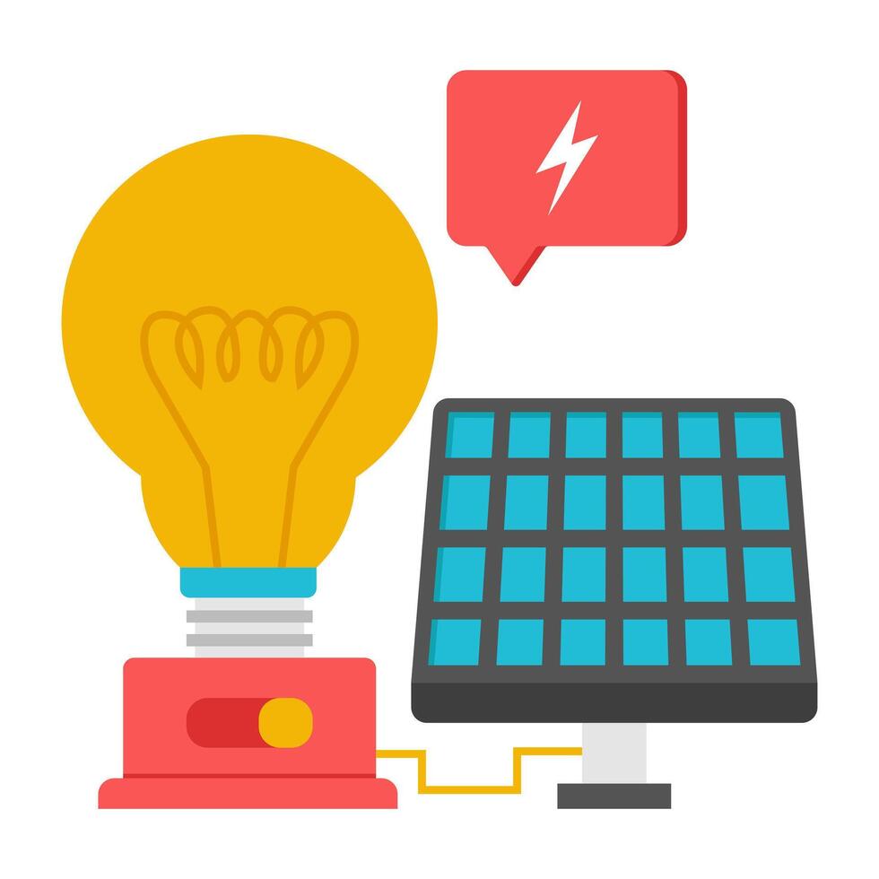 Perfect design icon of solar bulb vector